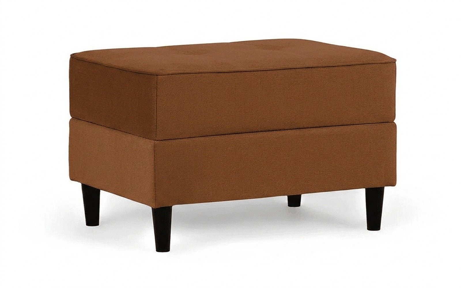 Amani Pro pouf in Casanova Desert fabric, product photo on white background