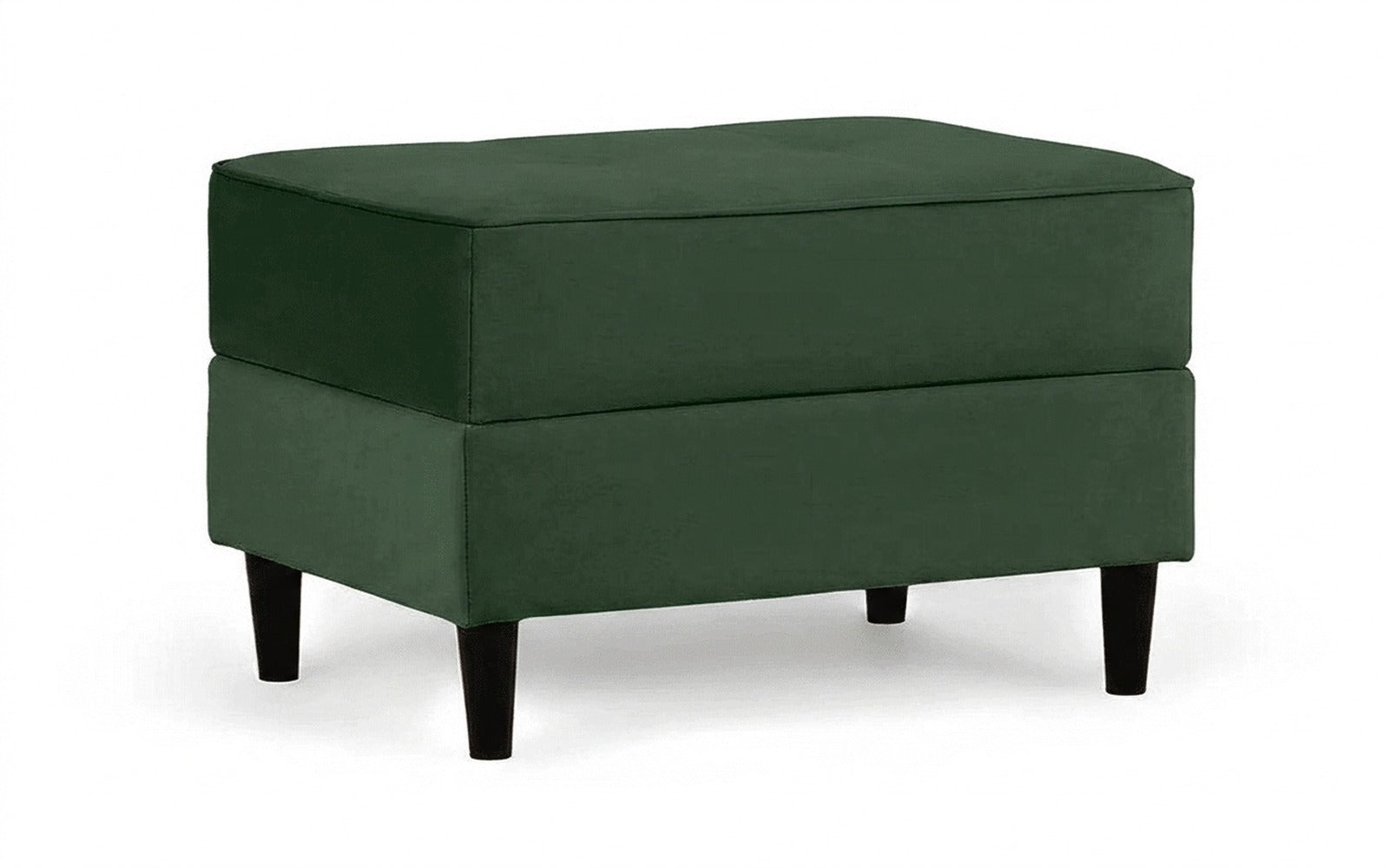 Amani Pro pouf in Casanova Grass fabric, product photo on white background