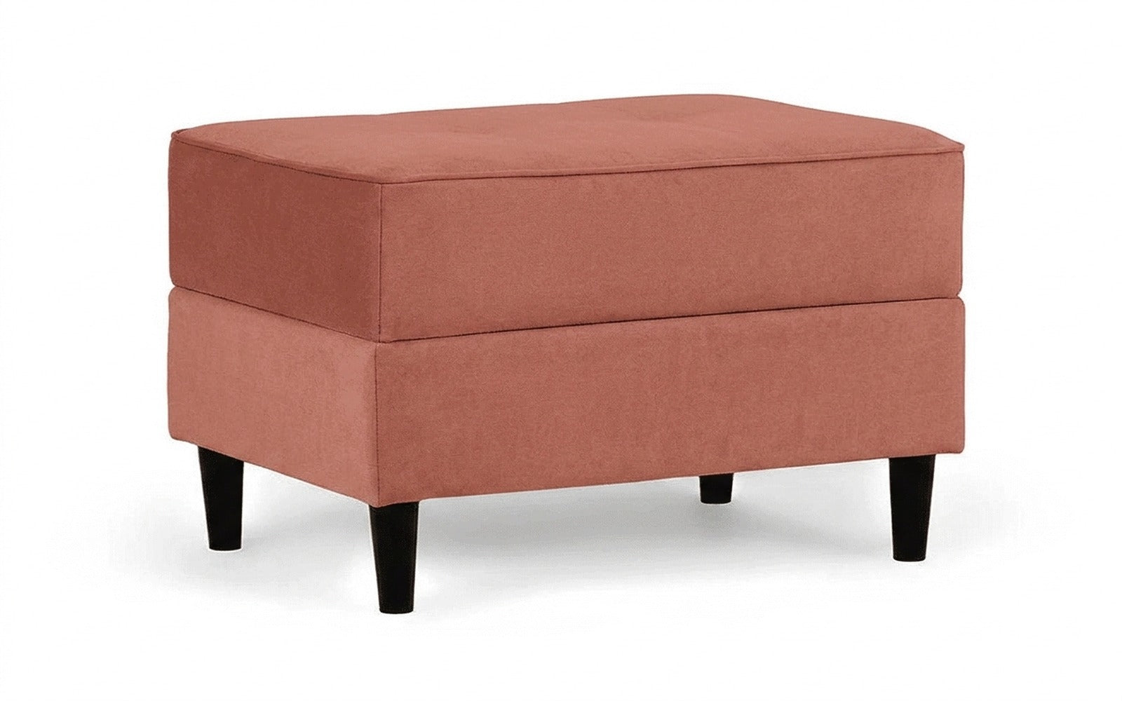 Amani Pro pouf in Casanova Marsala fabric, product photo on white background