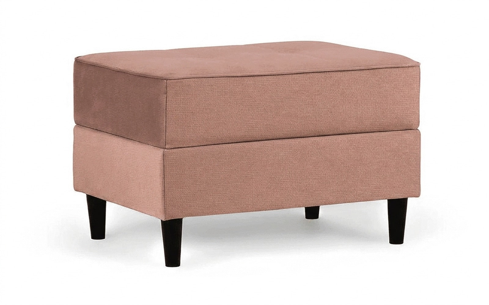 Amani Pro pouf in Casanova Pudra fabric, product photo on white background
