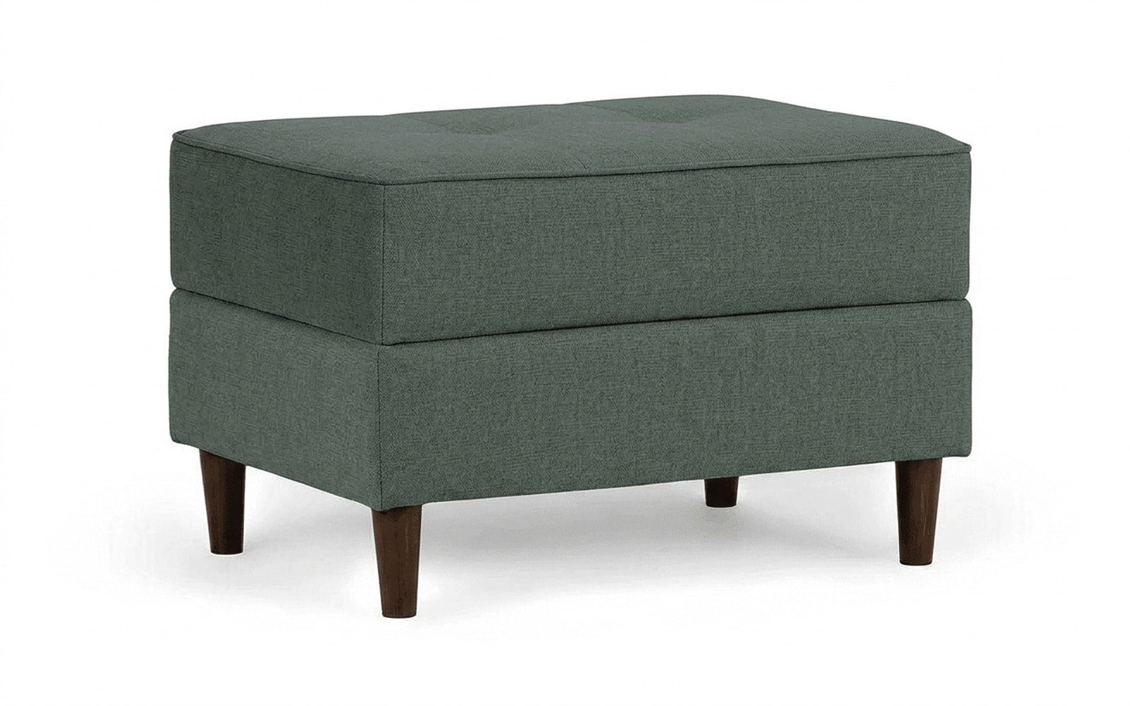 Amani Pro pouf in Forte 07 fabric, product photo on white background