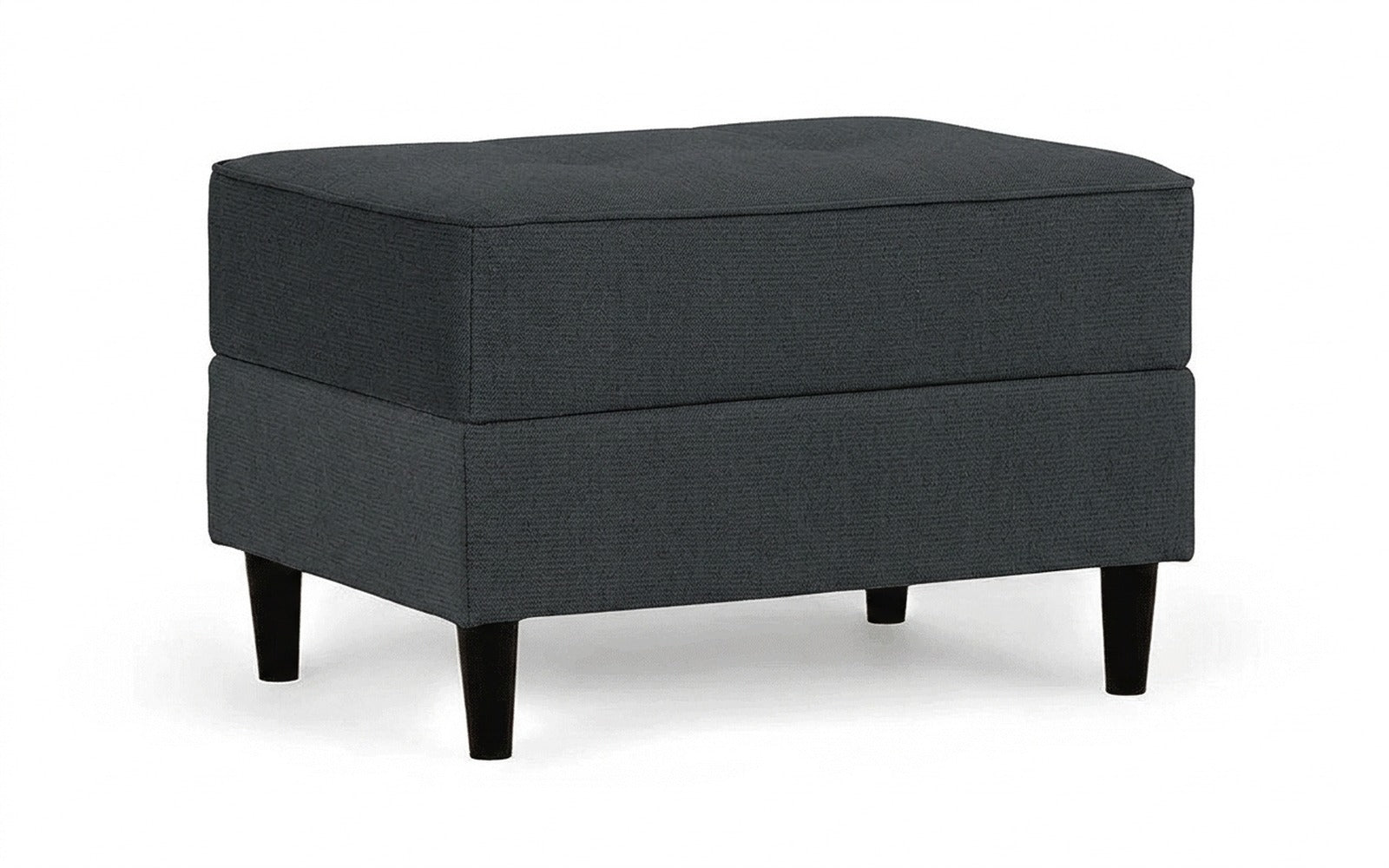 Amani Pro pouf in Forte 13 fabric, product photo on white background