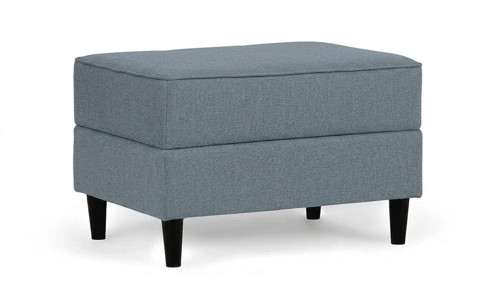 Amani Pro pouf in Forte 14 fabric, product photo on white background