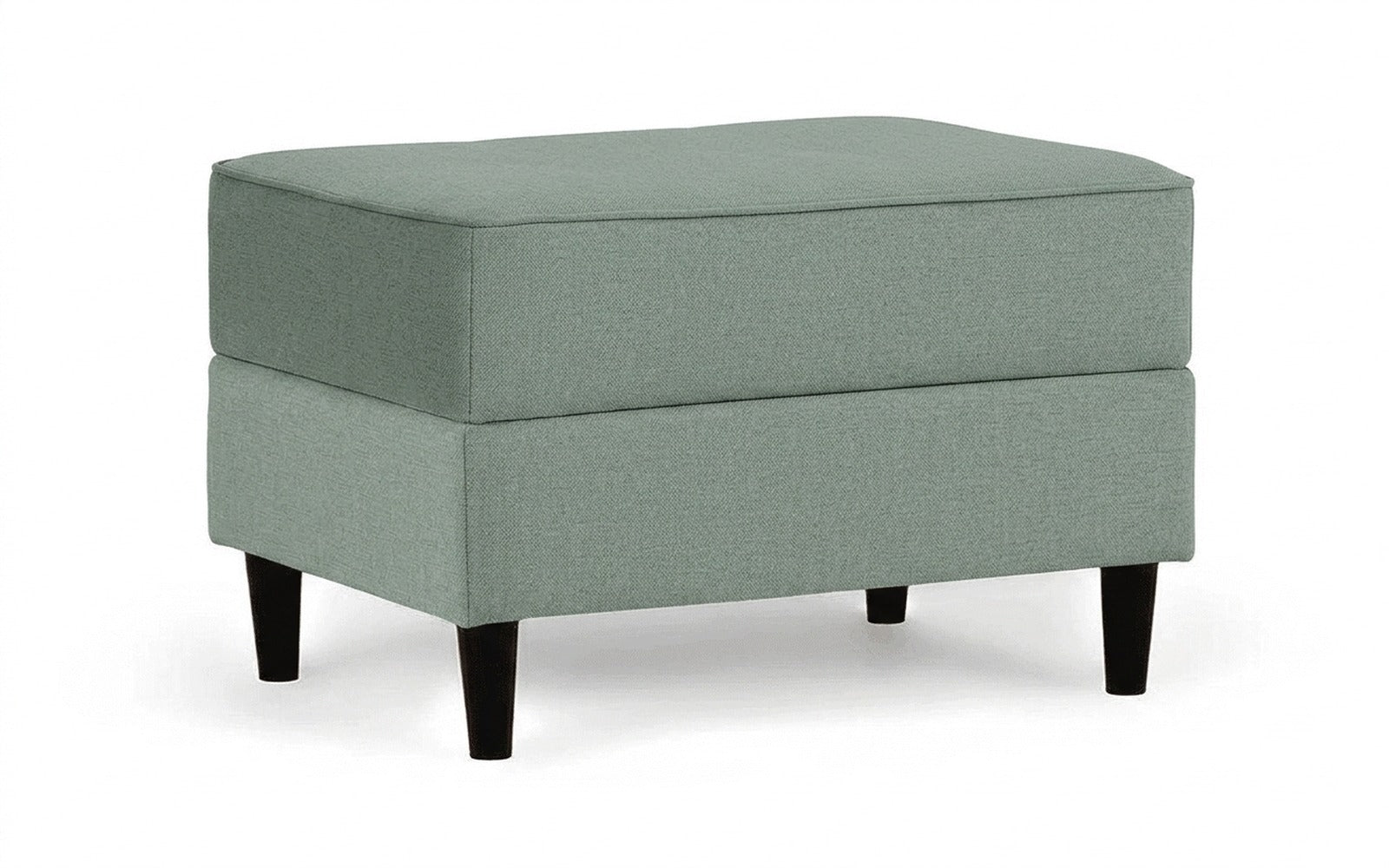 Amani Pro pouf in Forte 15 fabric, product photo on white background