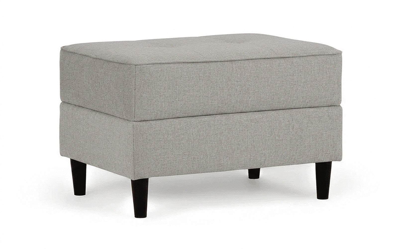 Amani Pro pouf in Forte 16 fabric, product photo on white background