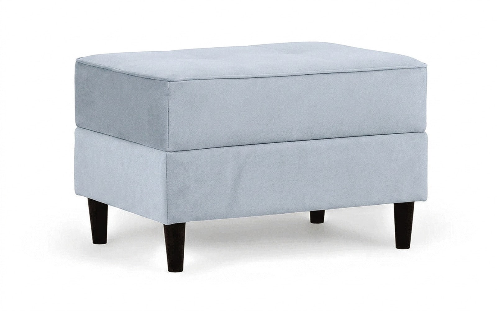 Amani Pro pouf in Galaktika Cloud fabric, product photo on white background