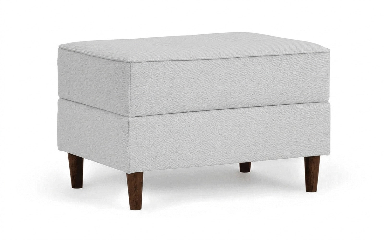Amani Pro pouf in Royal I Haze fabric, product photo on white background