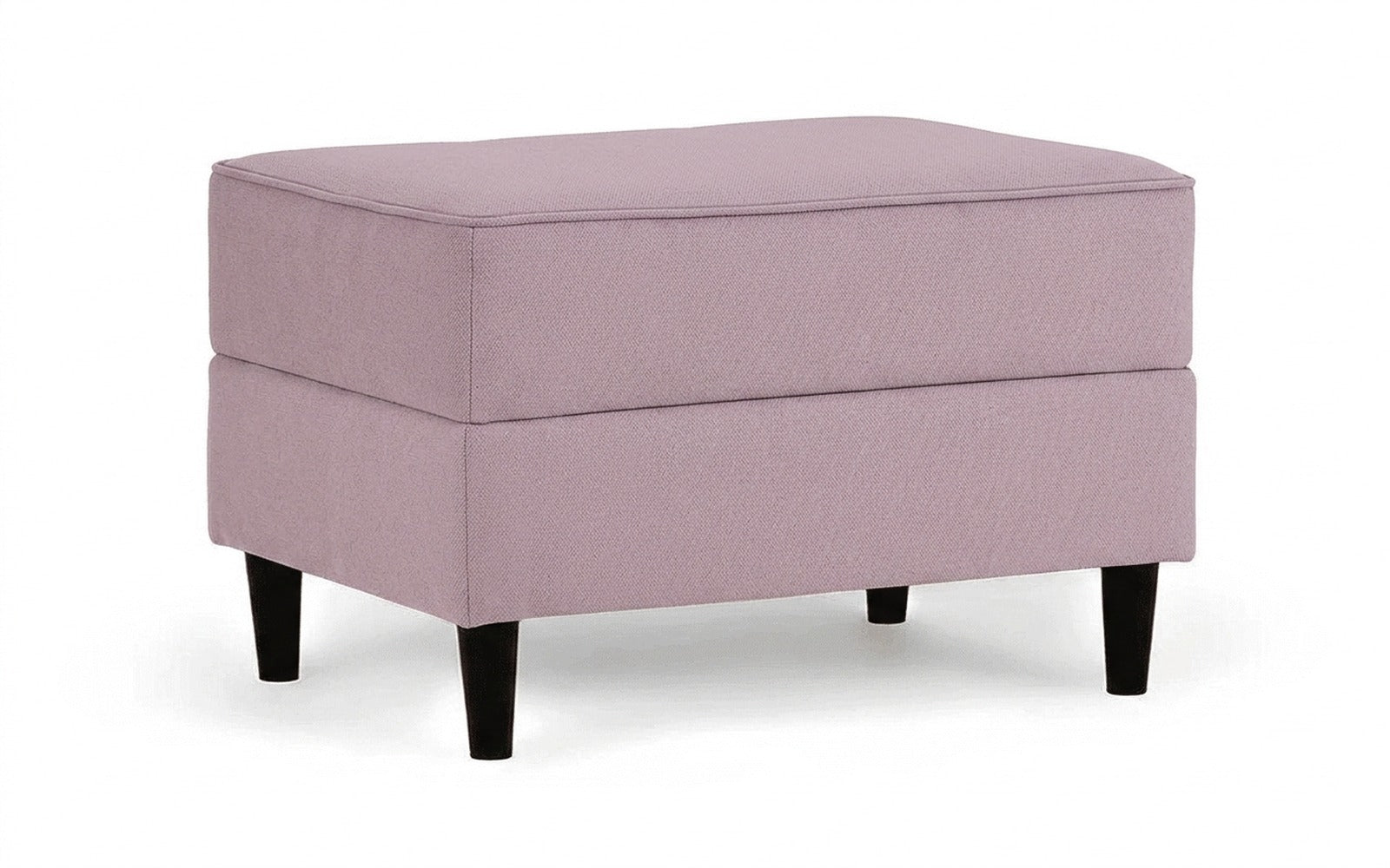 Amani Pro pouf in Royal I Lavanda fabric, product photo on white background