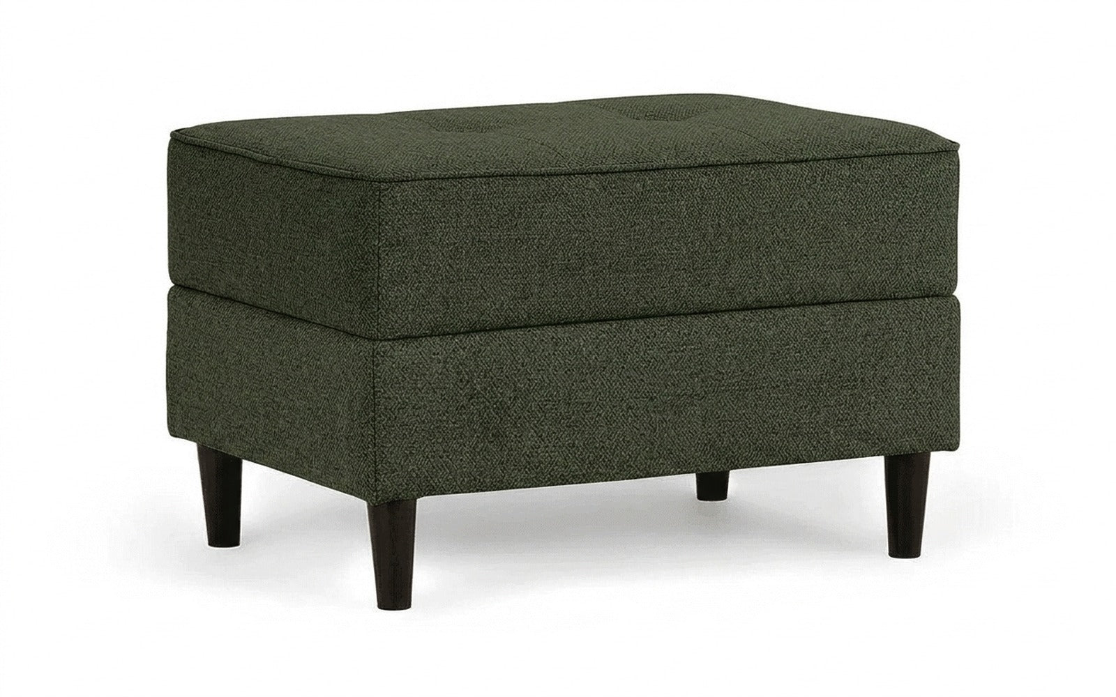 Amani Pro pouf in Royal I Sherwood fabric, product photo on white background