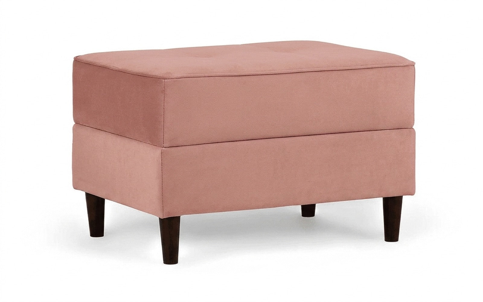 Amani Pro pouf in Royal I Sorbet fabric, product photo on white background