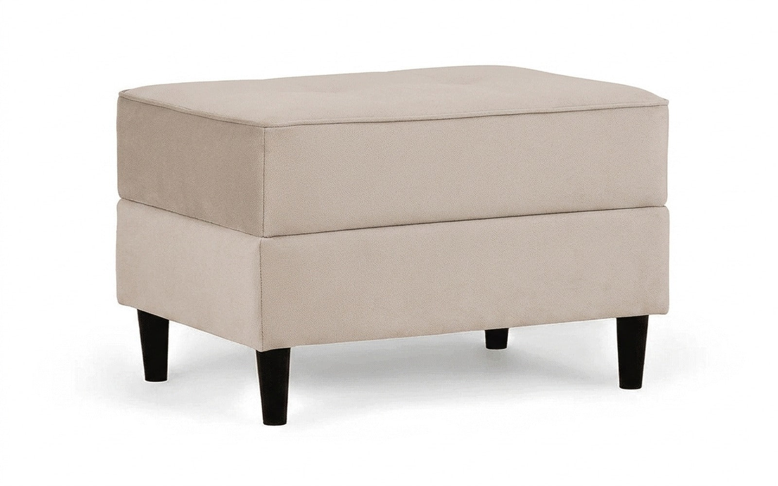 Amani Pro pouf in Shammy Sunrise fabric, product photo on white background