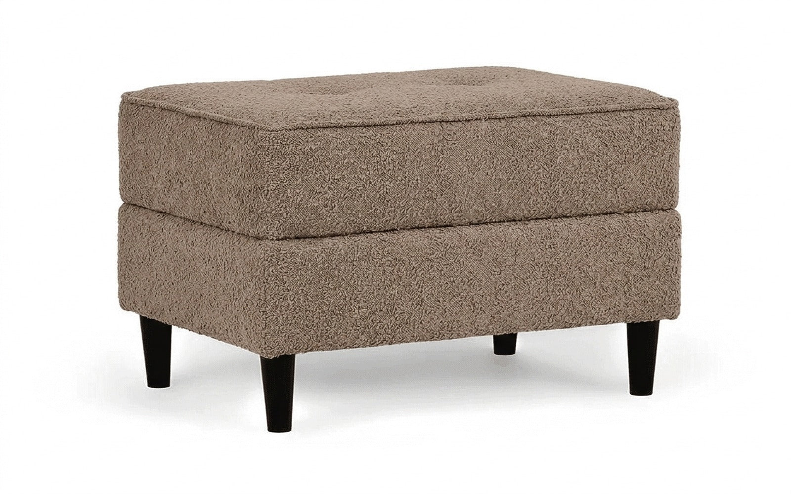 Amani Pro pouf in Soul 292 fabric, product photo on white background