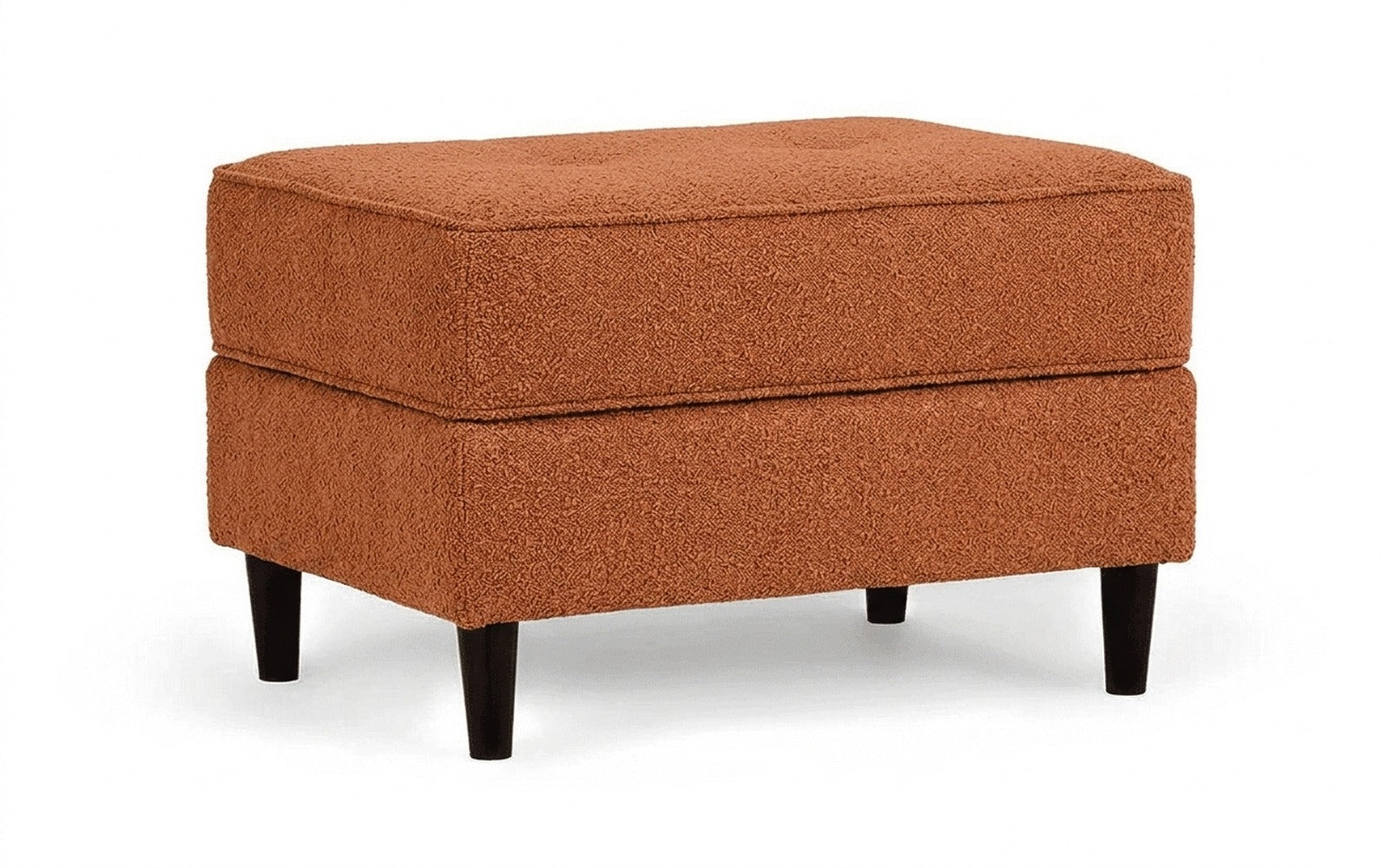 Amani Pro pouf in Soul 493 fabric, product photo on white background