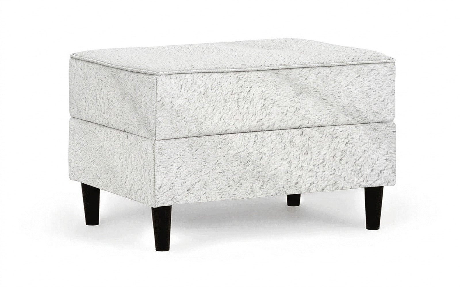 Amani Pro pouf in Soul 900 fabric, product photo on white background