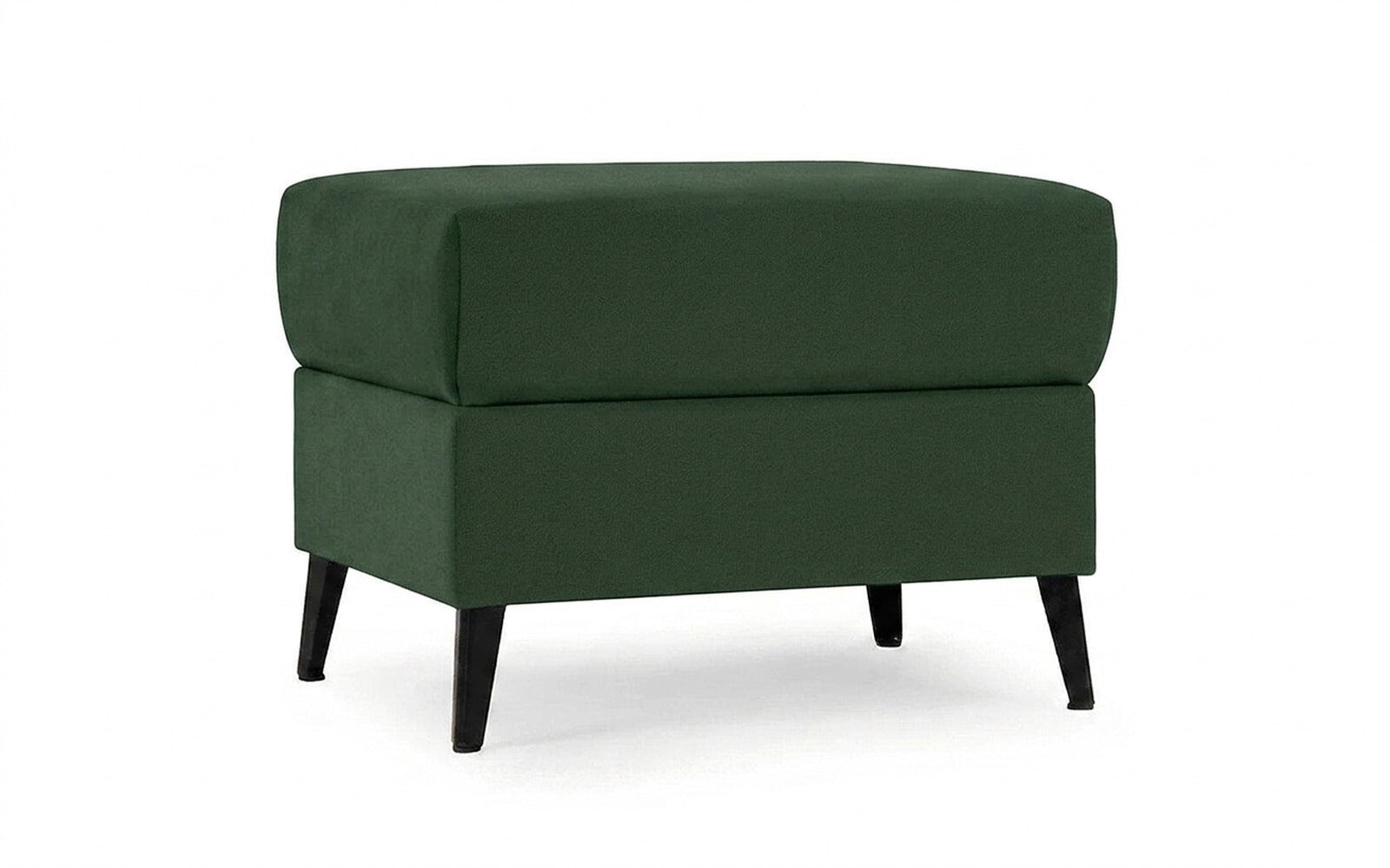 Laguna pouf in Casanova Grass fabric, product photo on white background