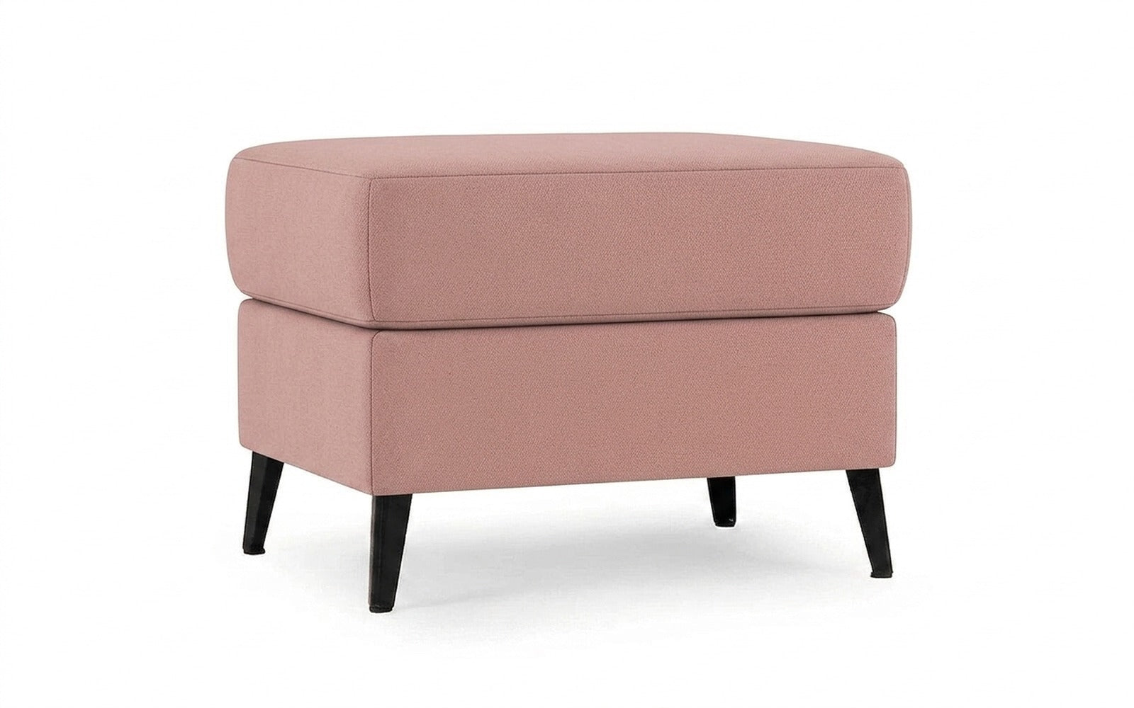Laguna pouf in Royal I Sorbet fabric, product photo on white background