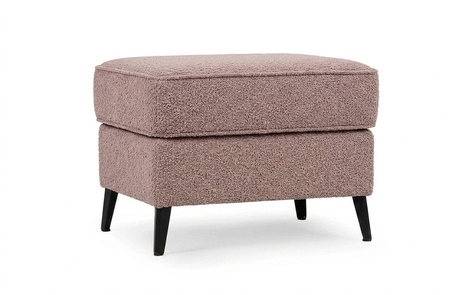 Laguna pouf in Soul 292 fabric, product photo on white background