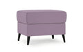 Laguna pouf in Velutto 11 fabric, product photo on white background