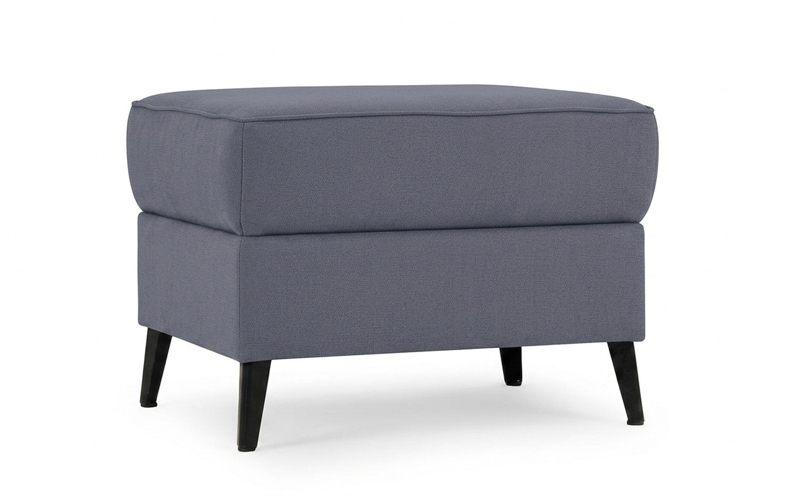 Laguna pouf in Velutto 32 fabric, product photo on white background