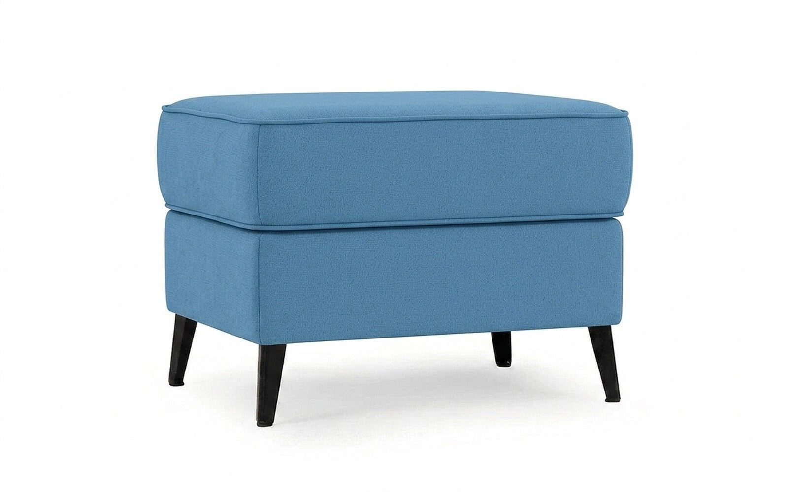 Laguna pouf in Velutto 47 fabric, product photo on white background