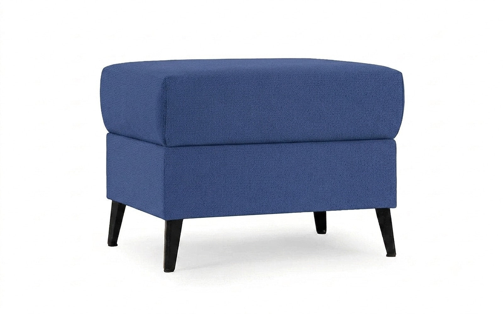 Laguna pouf in Velutto 48 fabric, product photo on white background