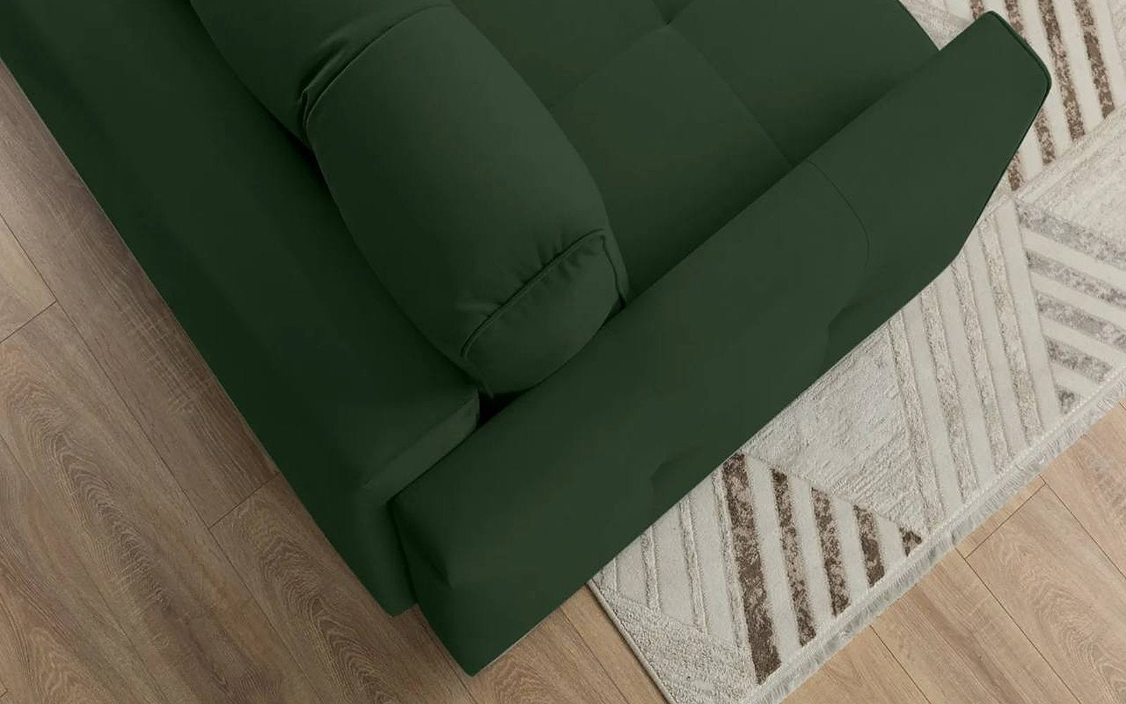 Amani Pro sofa bed in a living room interior, view 1