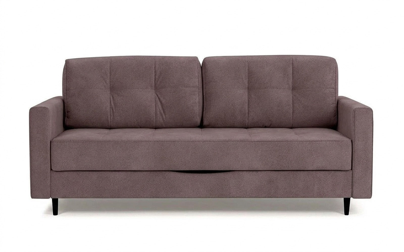 Amani Pro sofa bed in Casanova Lilac fabric, product photo on white background