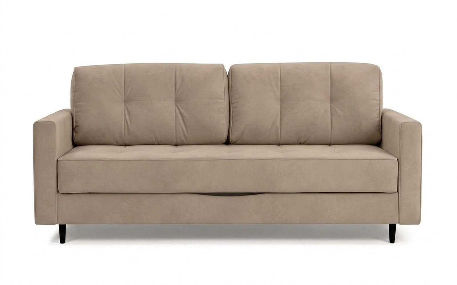 Amani Pro sofa bed in Casanova Milk fabric, product photo on white background
