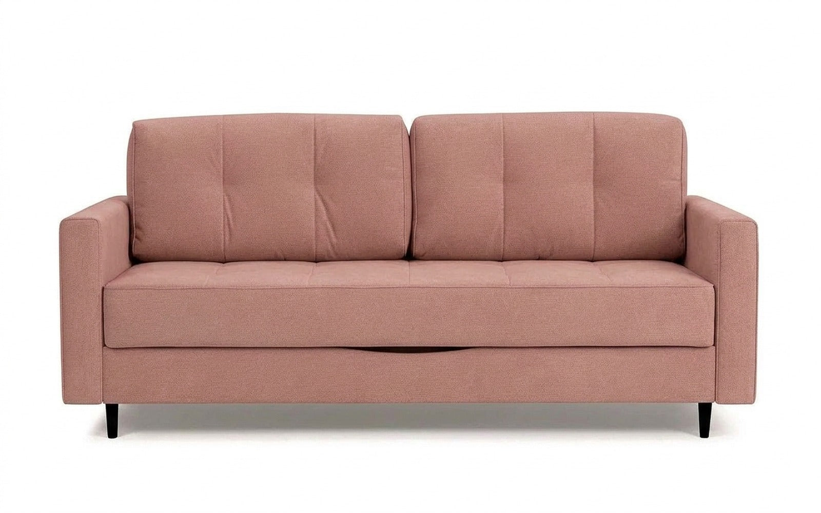 Amani Pro sofa bed in Casanova Pudra fabric, product photo on white background