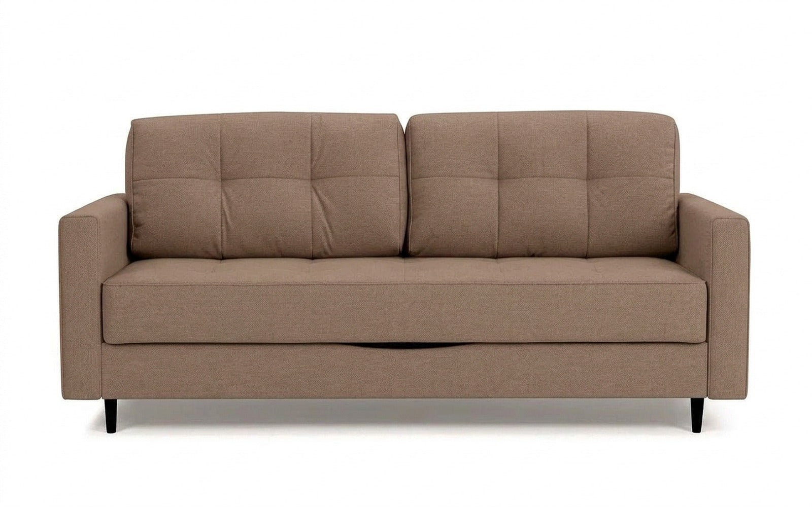 Amani Pro sofa bed in Casanova Stone fabric, product photo on white background