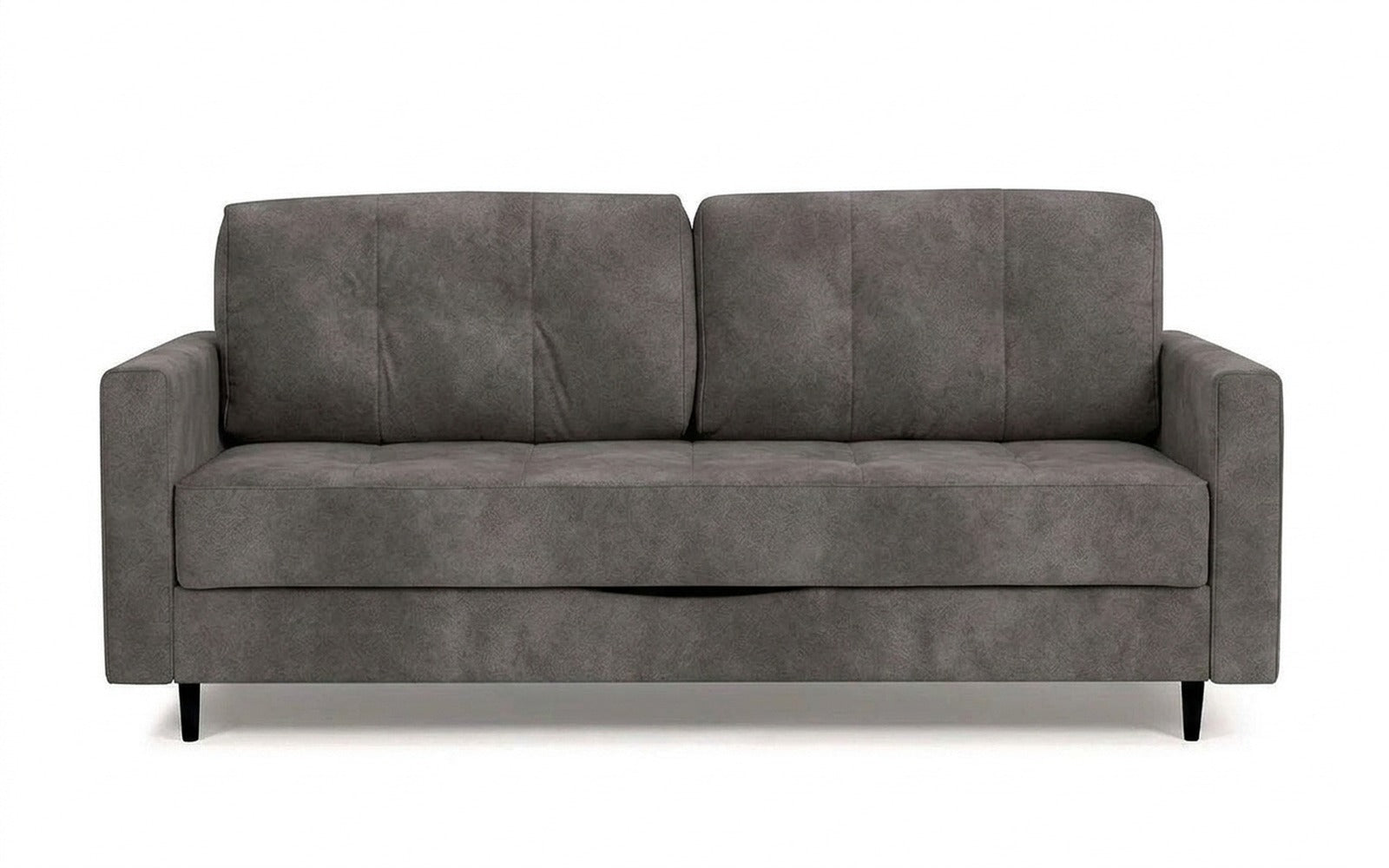 Amani Pro sofa bed in Galaktika Ash fabric, product photo on white background