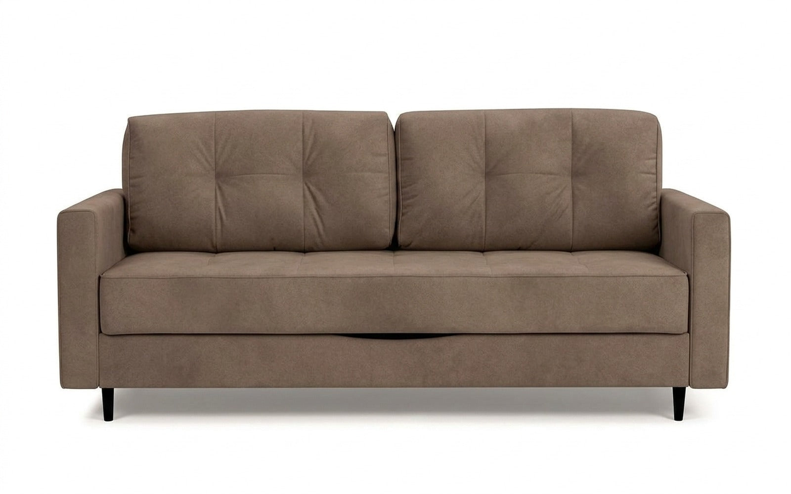 Amani Pro sofa bed in Galaktika Beige fabric, product photo on white background