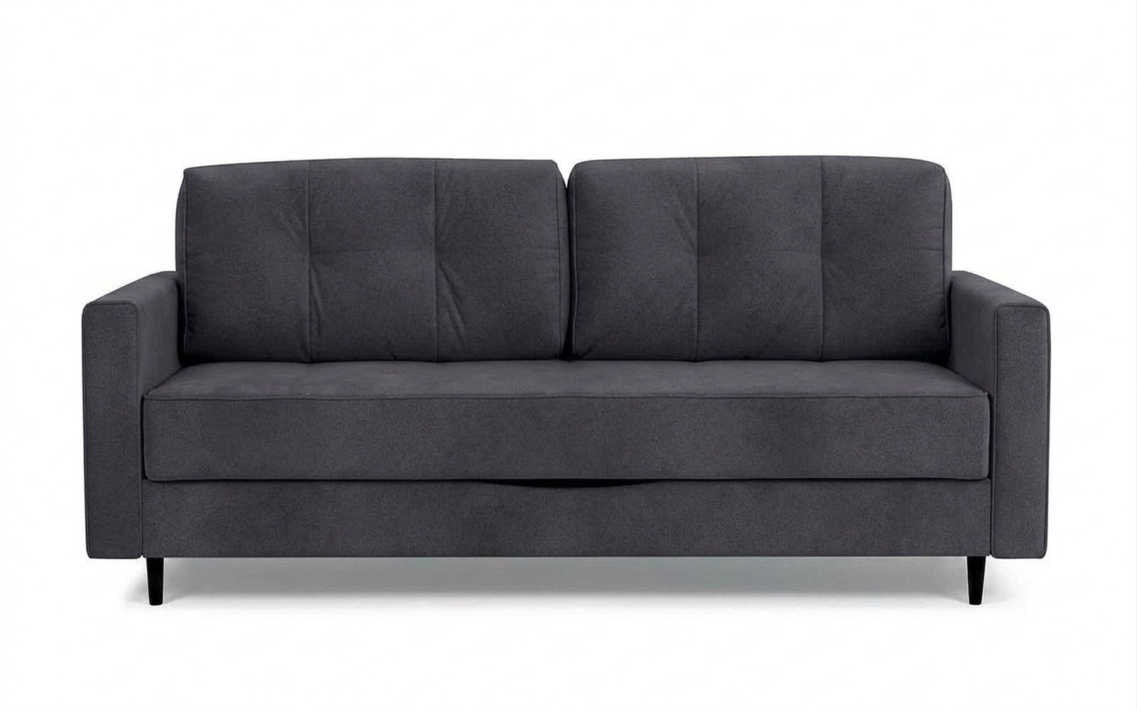 Amani Pro sofa bed in Galaktika Blue fabric, product photo on white background