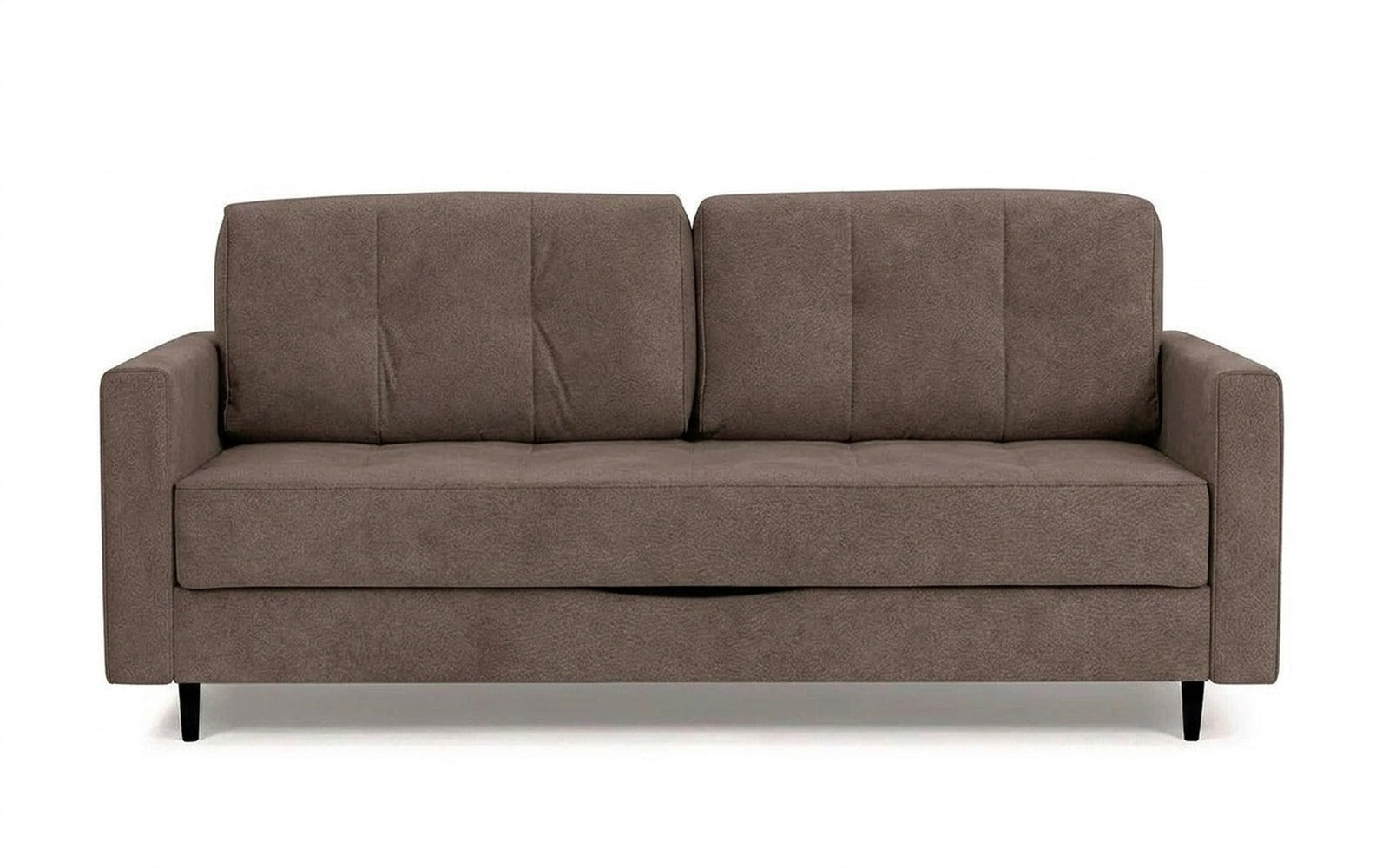 Amani Pro sofa bed in Galaktika Cacao fabric, product photo on white background