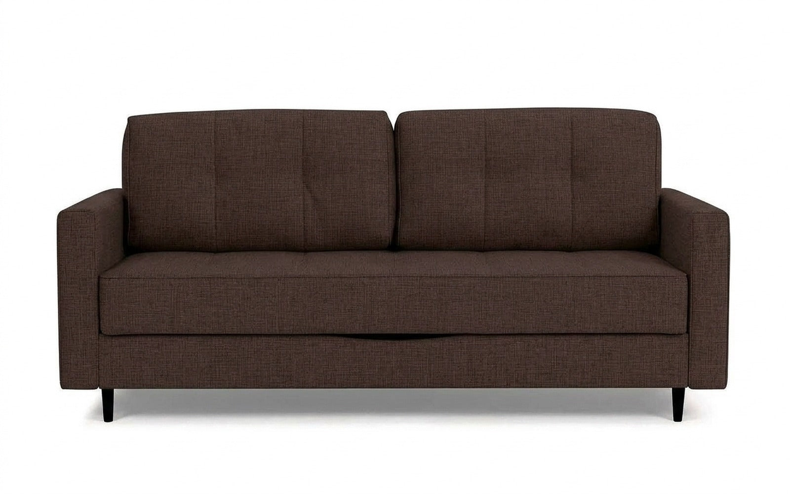 Amani Pro sofa bed in Lidot Brown fabric, product photo on white background