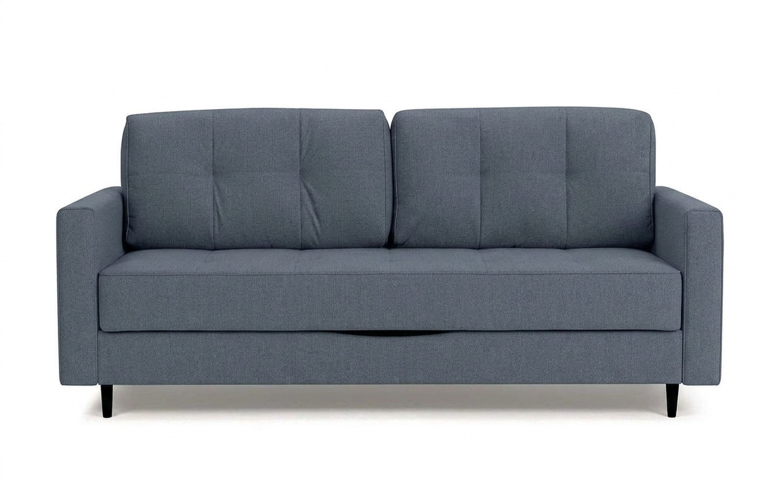 Amani Pro sofa bed in Prime Blue fabric, product photo on white background