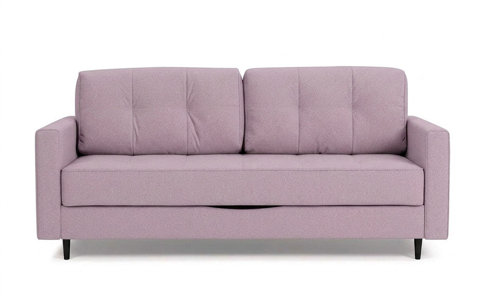 Amani Pro sofa bed in Royal I Lavanda fabric, product photo on white background