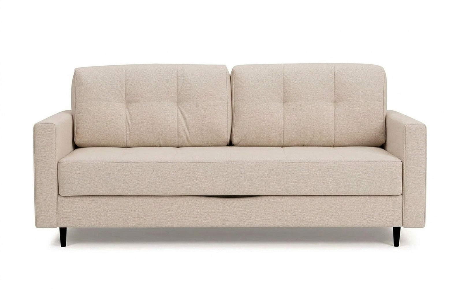 Amani Pro sofa bed in Royal I Plombir fabric, product photo on white background