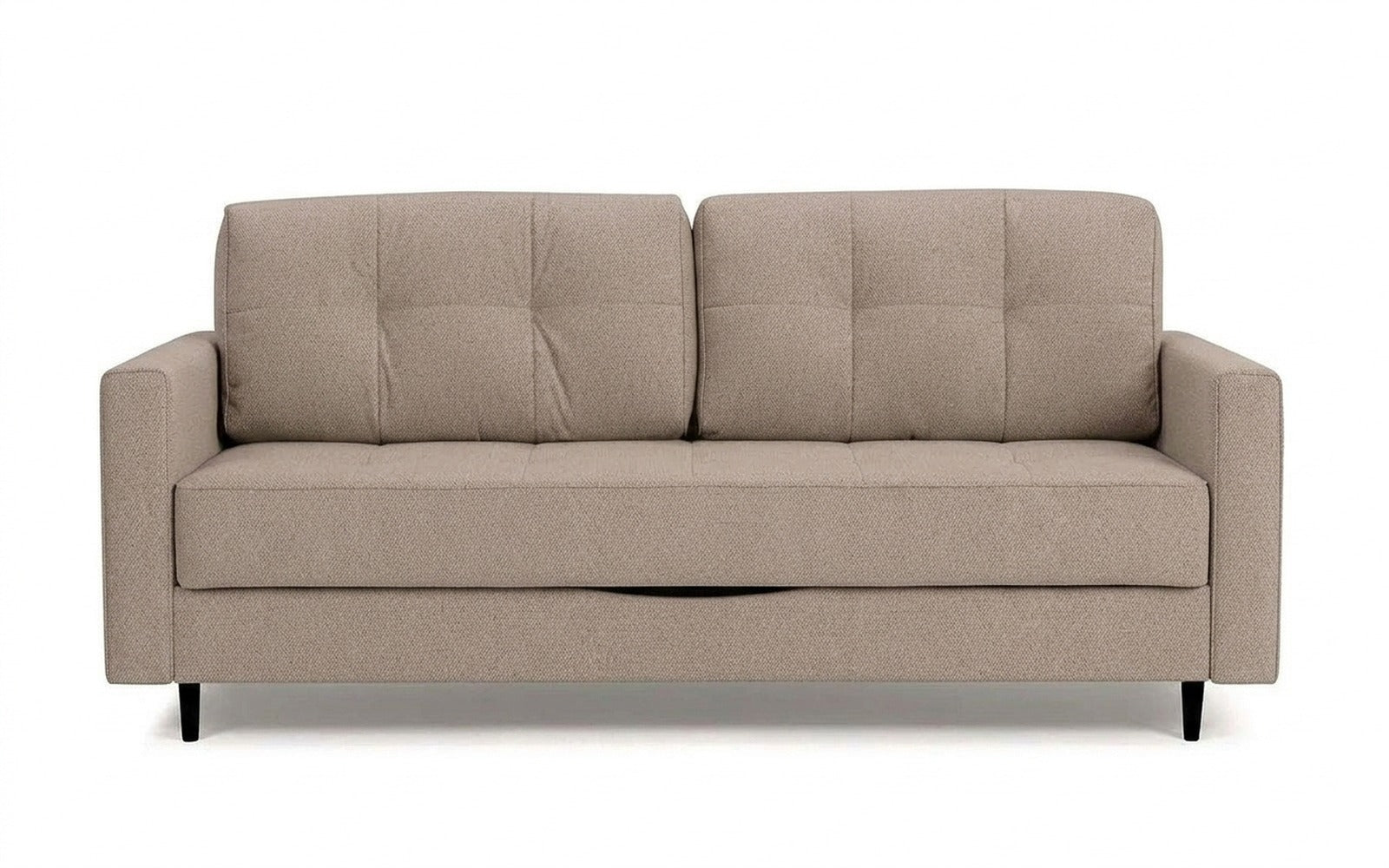 Amani Pro sofa bed in Royal I Sandy fabric, product photo on white background