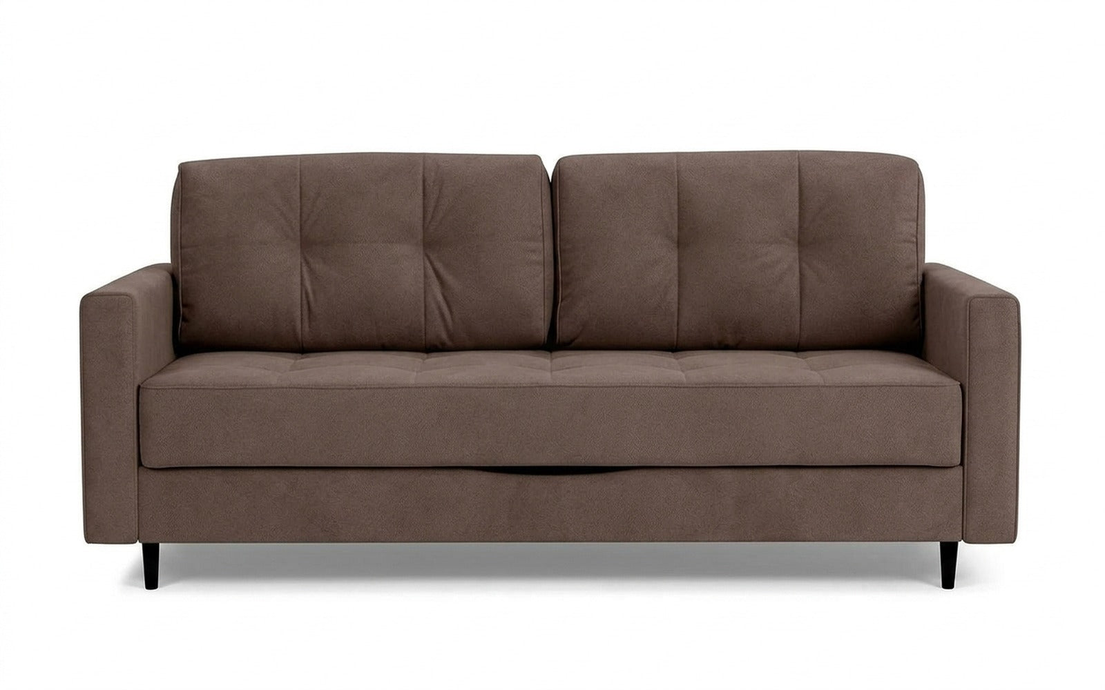 Amani Pro sofa bed in Royal I Shiitake fabric, product photo on white background