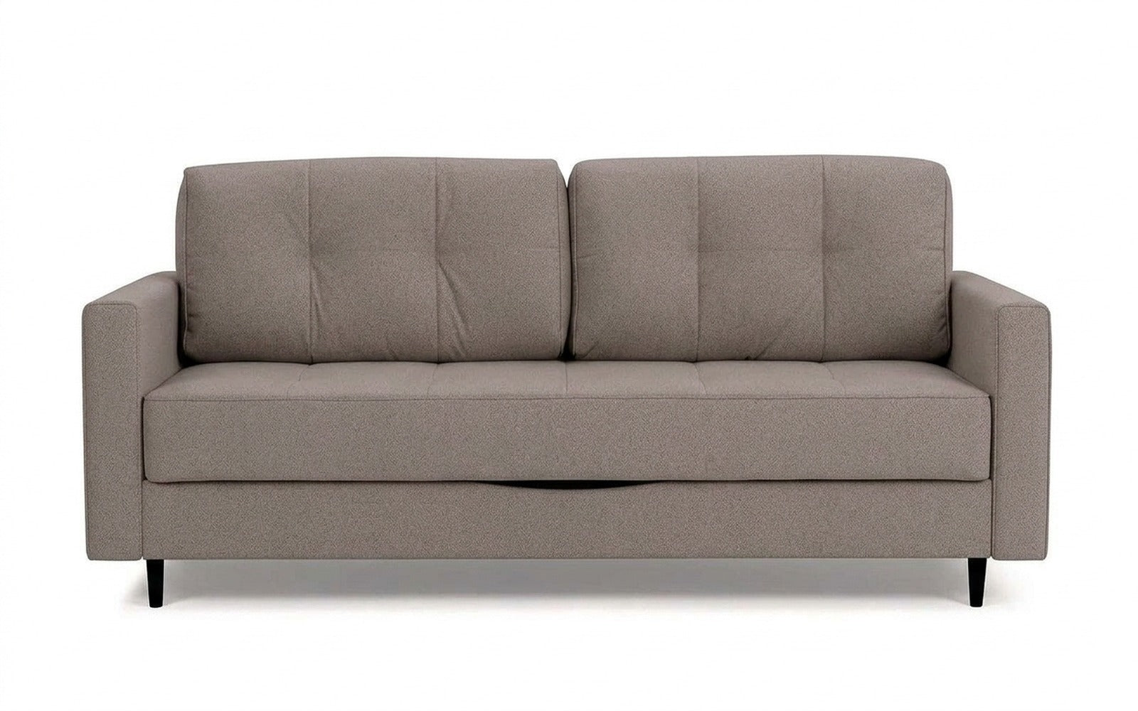 Amani Pro sofa bed in Shammy Foggy fabric, product photo on white background