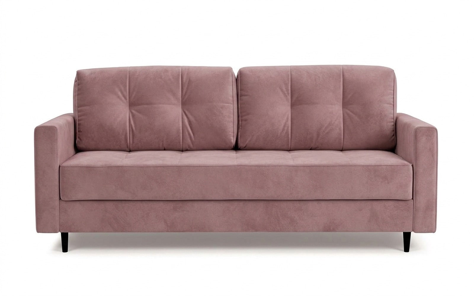 Amani Pro sofa bed in Sky Velvet 01 fabric, product photo on white background