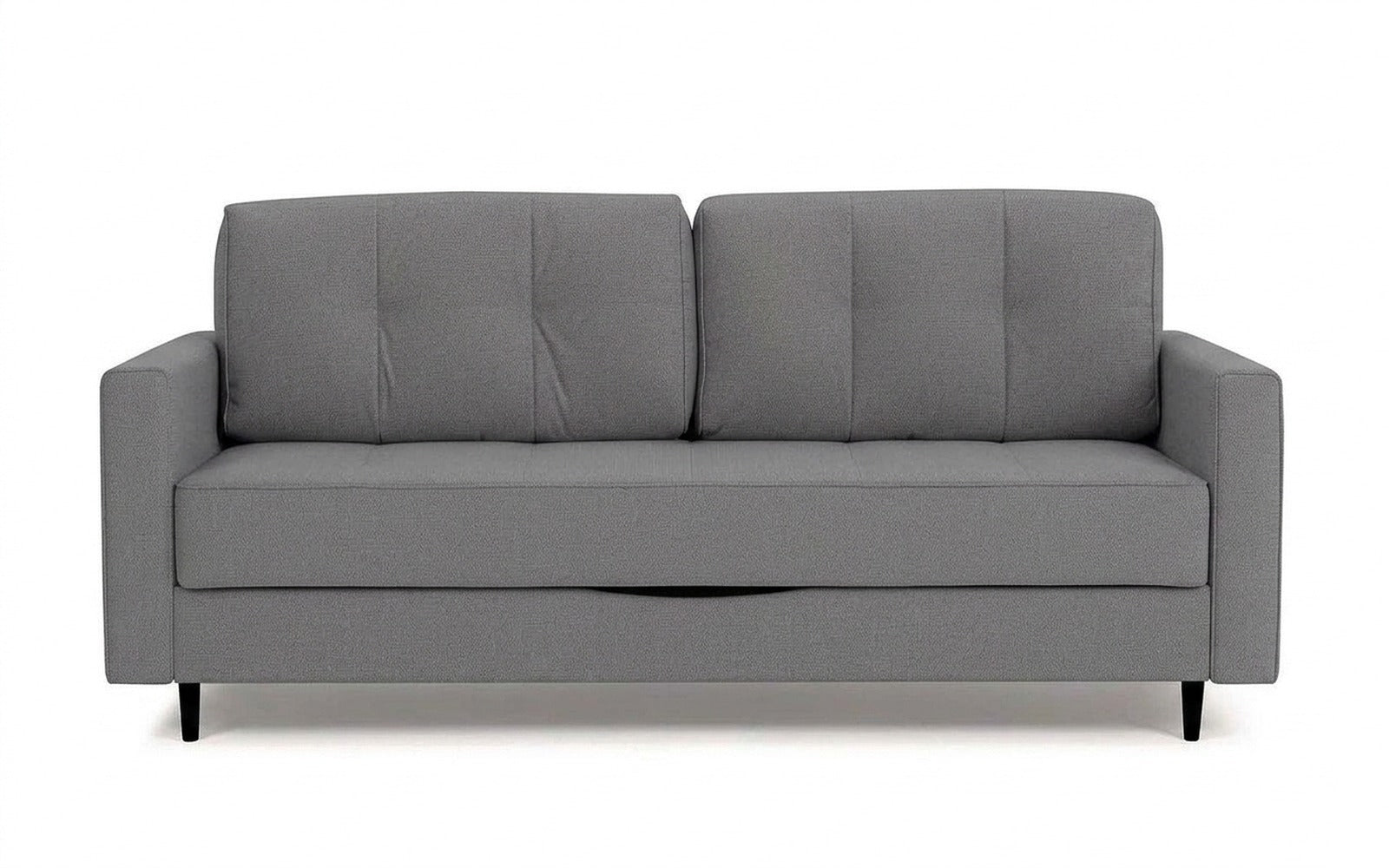 Amani Pro sofa bed in Sky Velvet 08 fabric, product photo on white background