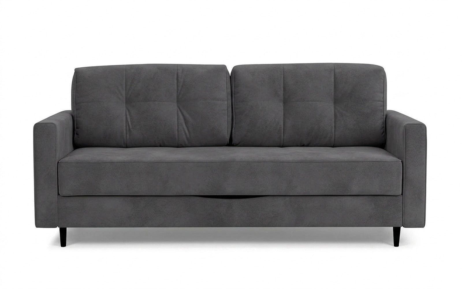 Amani Pro sofa bed in Sky Velvet 16 fabric, product photo on white background