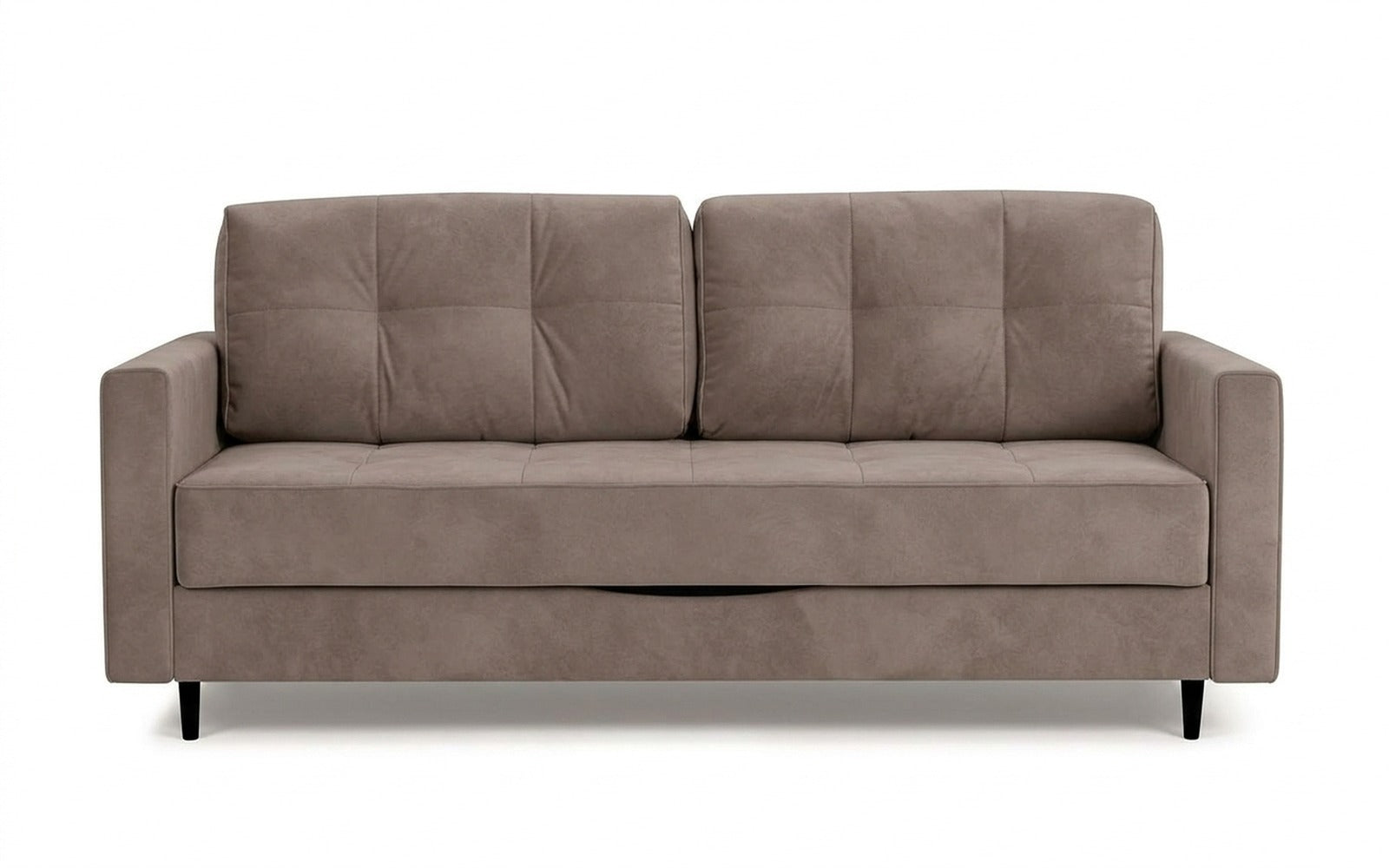 Amani Pro sofa bed in Sky Velvet 17 fabric, product photo on white background