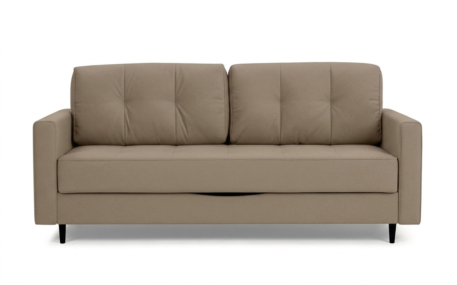 Amani Pro sofa bed in Sky Velvet 21 fabric, product photo on white background