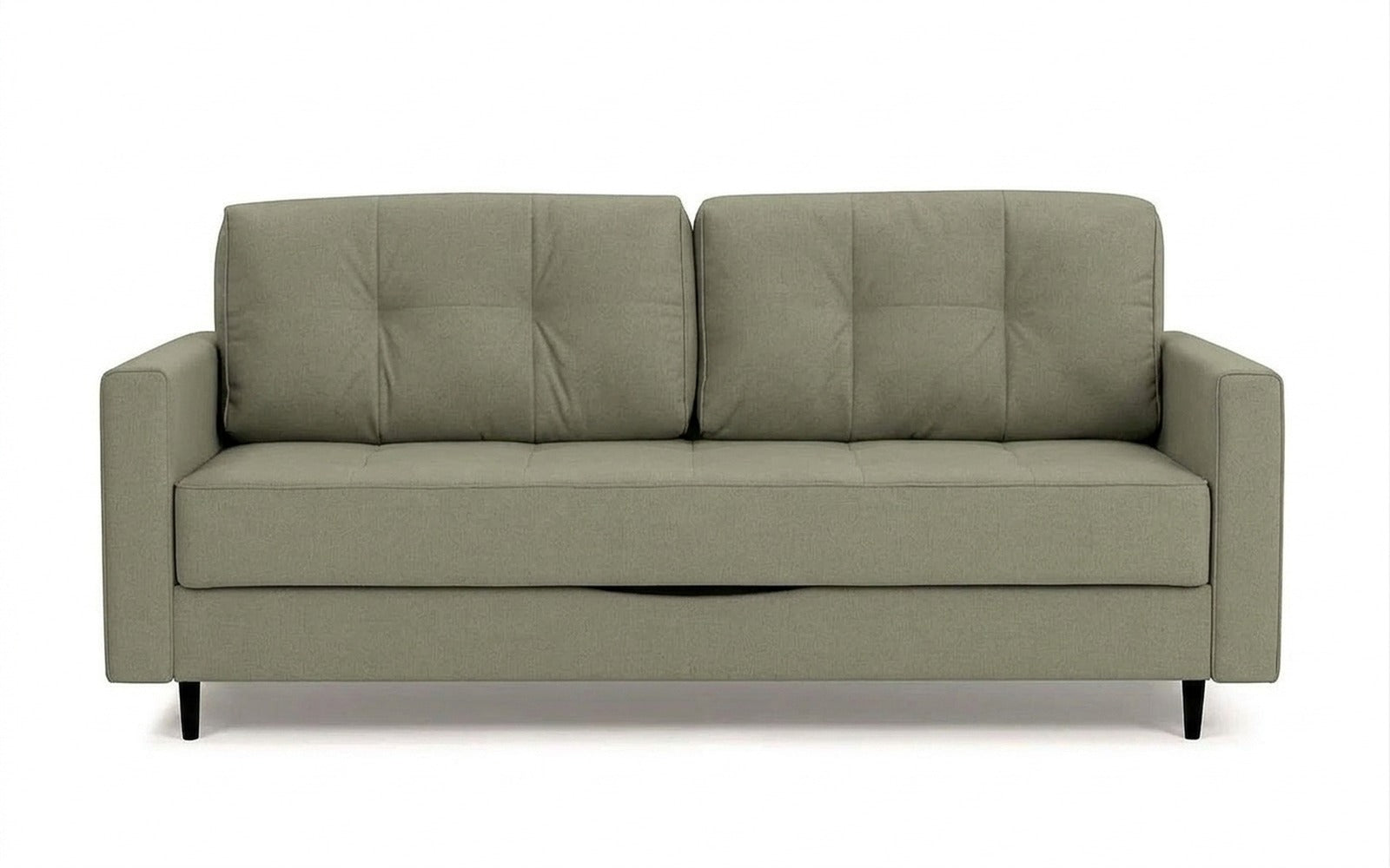 Amani Pro sofa bed in Sky Velvet 251 fabric, product photo on white background