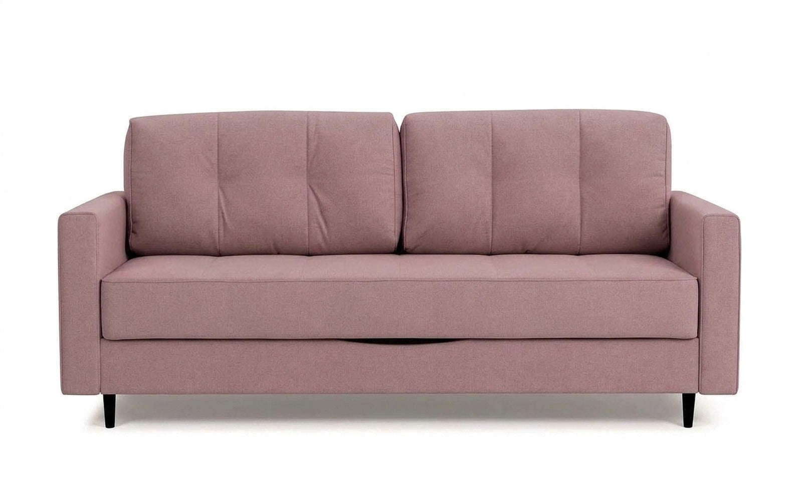Amani Pro sofa bed in Sky Velvet 252 fabric, product photo on white background