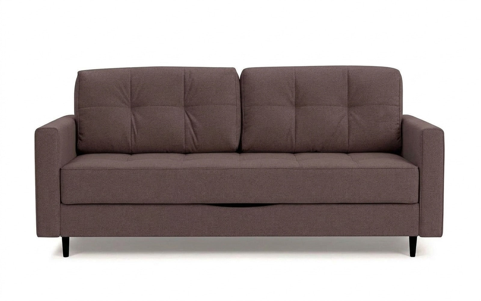 Amani Pro sofa bed in Sky Velvet 253 fabric, product photo on white background