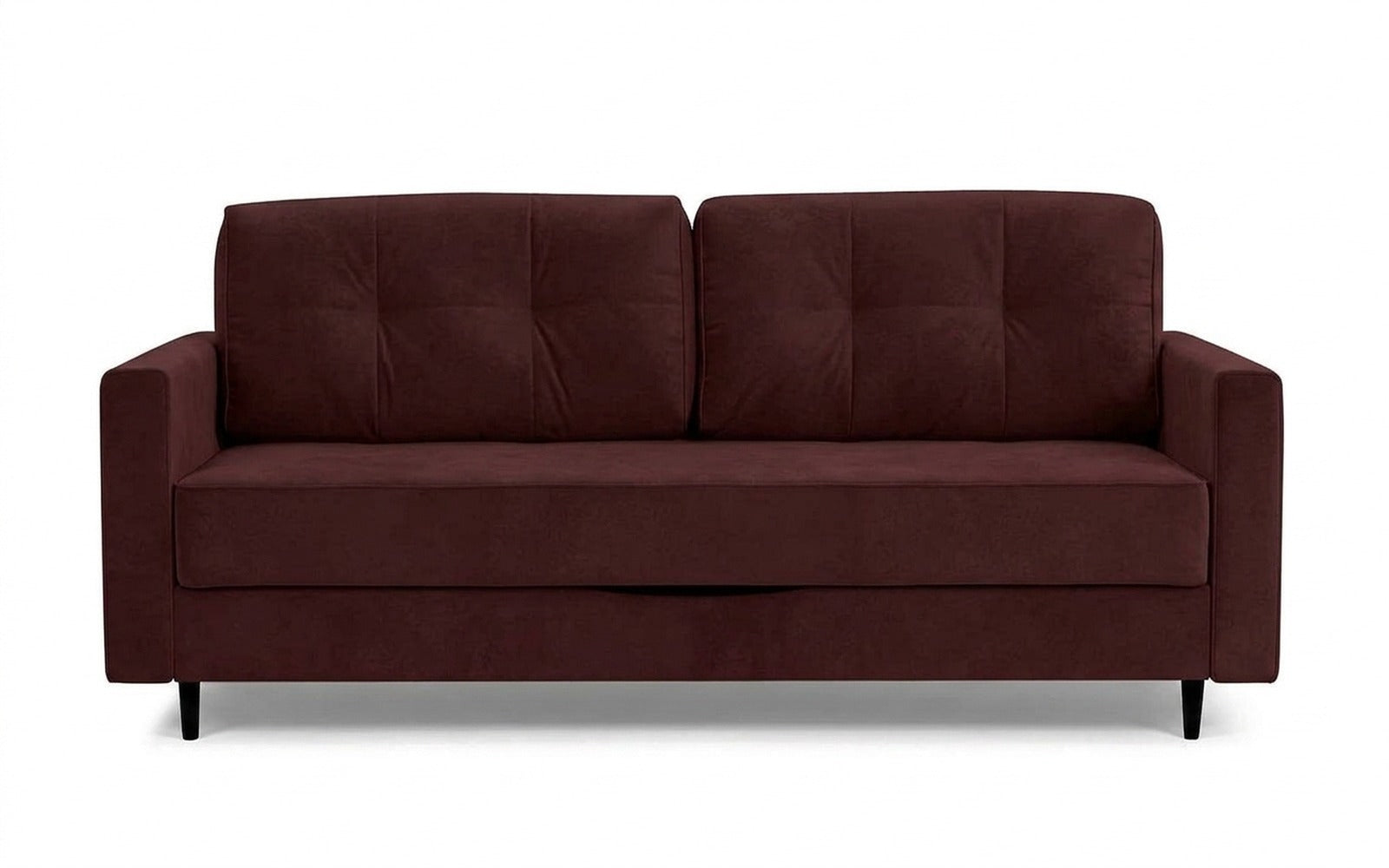 Amani Pro sofa bed in Sky Velvet 32 fabric, product photo on white background